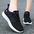 thumbnail image 2 of Dsscvnef Espadrilles de Mode pour Femmes en Maille Assorties de Couleurs Chaussures de Course Confortables, 2 of 9