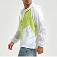 thumbnail image 4 of SHTXOZHI Mens Hiking Jackets Hooded Sun Protective Long Sleeve Coats Casual Outdoor Summer Tops with Zipped Pockets, 4 of 7