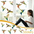 thumbnail image 1 of Xihbxyly Pegatinas de Colibrí Coloridas para Ventana, Protección Anticolisión Contra Aves, Fácil Aplicación, Decoración Del Hogar, Gran Tamaño, Impresión Resistente a Rayones, Ideal para Interiores y, 1 of 3