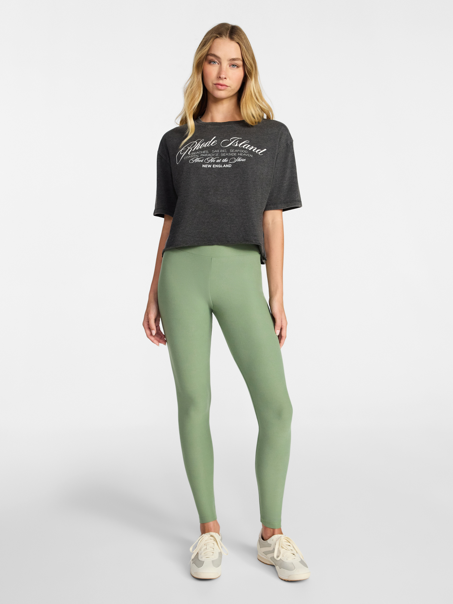 No Boundaries Super Soft Core Ankle Leggings, 27.5'' Inseam, Women's and Women's Plus XXS-4X