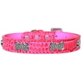 thumbnail image 3 of Croc Crystal Bone Dog Collar White Size 10, 3 of 15