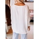thumbnail image 2 of Top Dokotoo para mujer, talla grande, casual, cuello redondo, manga 3/4, 2 of 6