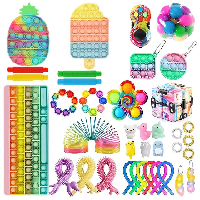 Juguete sensorial Push Bubble Fidget para aliviar el estrés del autismo