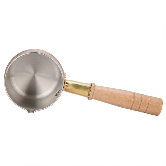 Sartén Engrosado de Acero Pot inoxidable de Acero Mantequilla de Chocolate Desele de Crisol Sartén para Restaurantes Suministros de Cocinas
