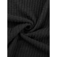 thumbnail image 5 of Agnes Orinda Women's Plus Size Sweater Open Front Irregular Hem Long Sleeve Cardigan 3X Black, 5 of 6