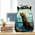 thumbnail image 5 of Lightweight Backpack Sea Lion School Bag Travel Laptop Daypack for Men Women Casual Rucksack, 5 of 6
