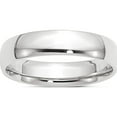 thumbnail image 1 of 10K White Gold 10Kw 5mm Ltw Comfort Fit Band Size 8 Made In United States 1wcfl050-8, 1 of 5