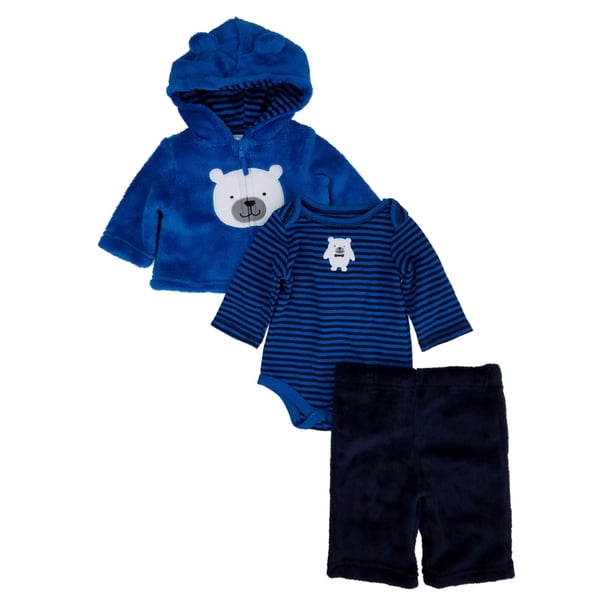 Babyhug Full Sleeves T-Shirt & Joggers Set Polar Bear & Reindeer Print - Orange