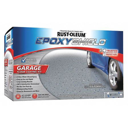 Epoxyshield 251965C 120 fl. Oz. Garage Floor Kit, (Best Diy Garage Floor Epoxy)