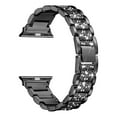 thumbnail image 3 of Worryfree Gadgets Alloy Metal Wristband for Apple Watch Black 38/40/41mm (VLS1-1-ABLK41), 3 of 7