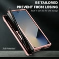 thumbnail image 4 of Dteck for Samsung Galaxy Z Fold 7 Case with Screen Protector,Hinge Protection with S Pen Holder + Stylus, Z Fold 7 Case with Slide Lens Cover Built-in Ring Kickstand Rugged Case,Rosegold, 4 of 12