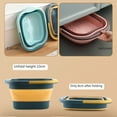 thumbnail image 4 of 13L Light Green Foldable Foot Soaking Tub with Deep Massage - Portable, Large Plastic Design for Home, Salon & Spa Use - Wholesale Therapeutic Foot Bath Bucket for Over-Calf Relaxation, 4 of 6