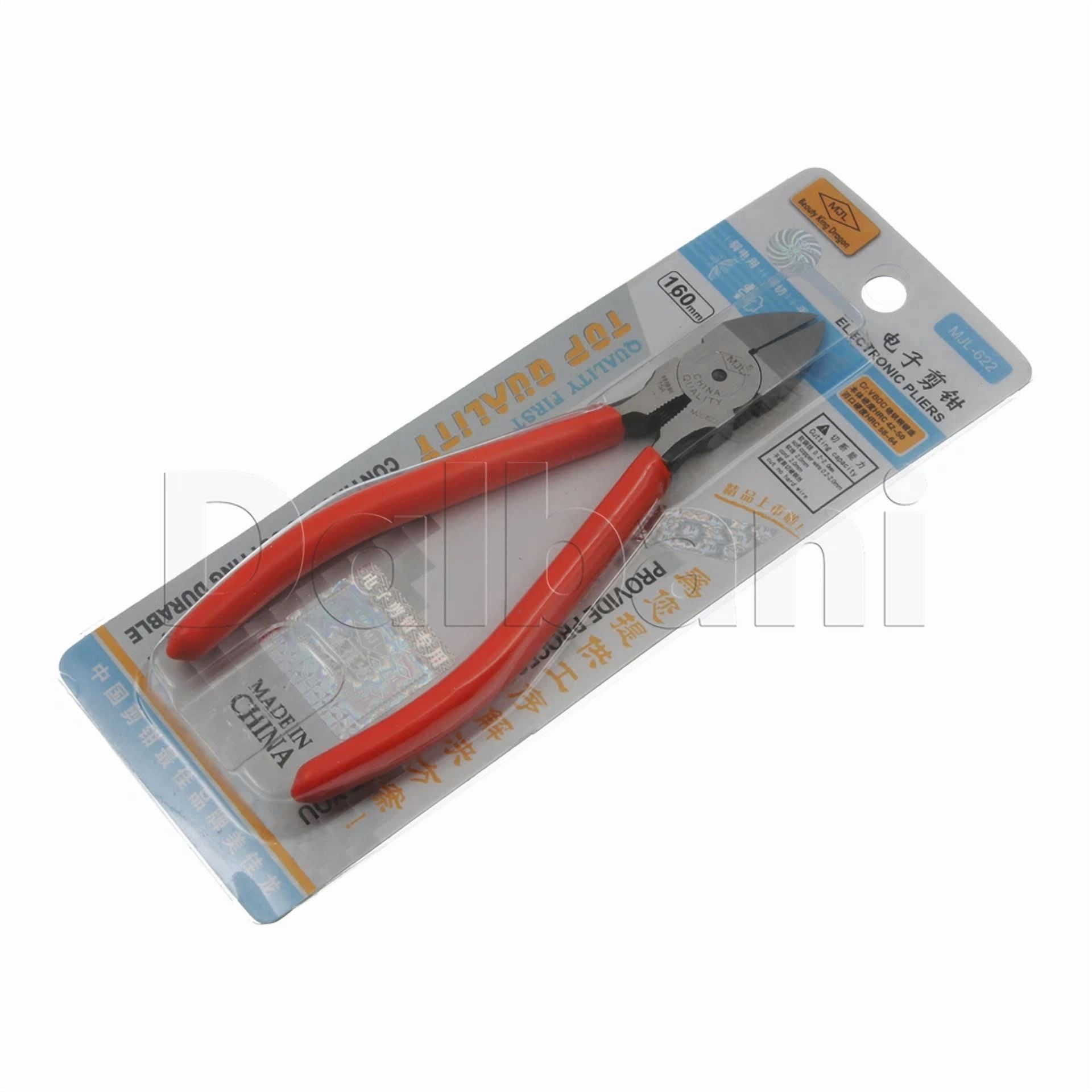 FLINT - Mjl-622 New 6" High Quality Diagonal Wire Cutter Nipper Plier With Spring 162Mm