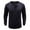 Navy, variant on ameIAEA Workout Shirts for Men Long Sleeve Crewneck Fall Tops Solid Color Casual Tee Shirts