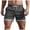 Dark Gray, variant on XDZJLR Men's Shorts Summer Solid Color Rainbow Pocket Drawstring Loose Casual Sports Straight Beach Breathable Mens Running Shorts S-4Xl