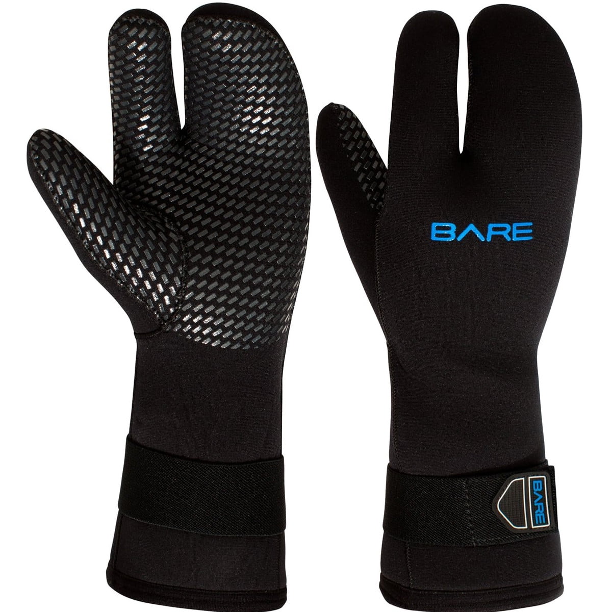 BARE 7mm 3 finger mitts/gloves/brand new/size X-large 