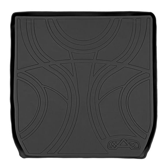 All Weather Custom Fit Trunk Floor Mat Behind 2nd Row Seat Cargo Liner for 2008-2017 Buick Enclave, Black