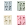 thumbnail image 2 of 4 Slots Fruit Shaped Pudding Jelly Ice Block Silicone pudding Mold pudding mold Cake Chocolate Pastry Baking Mould Tray, 2 of 8