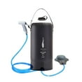 thumbnail image 1 of Outdoor Shower Bag 10L, Portable PVC Easily Control Water Storage Bag with Leakproof Design Large Mouth Upgrading Air Pump for Camping Quick Water Injection, 1 of 8