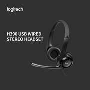 Logitech H390 Wired Headset Stereo USB Headset with Noise Reduction Microphone Ergonomic Headset for Voice Call Conference