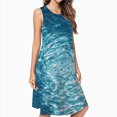 thumbnail image 2 of Water Ripples And Light Reflections Dress Loose Women'S Dress Beach Dresses With Pockets Dresses For Womens, 2 of 4