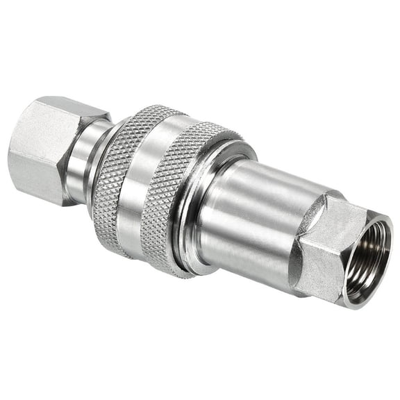 1 Set Hydraulic Quick Connect Coupler M18X1.5Mm Female Thread Pipe Fitting