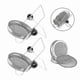 thumbnail image 2 of 4 Pcs Stainless Steel Sprouting Jar Lid Kit For Wide Mouth Mason Jars Canning Jars For Making Organic Sprout Seeds, 2 of 5