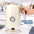 thumbnail image 4 of Hervidor eléctrico, tetera de acero inoxidable de 1,7 l con indicador de temperatura, caldera de agua con luz LED, sin BPA, apagado automático, 4 of 5