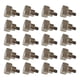 thumbnail image 4 of 20 tornillos de mariposa para prensatelas de acero inoxidable para bordado 35 mm, 4 of 9