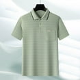 thumbnail image 2 of USNSM Men's Quick-Dry Active Shirts Short Sleeve Performance for Golf Tennis Daily Casual Collared T-Shirt with Pocket Green XL, 2 of 9