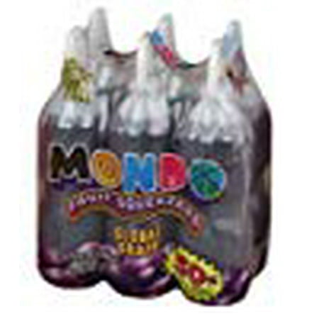 Mondo Fruit Squeezers - Global Grape Fruit Drink (8 Packs with 6 Bottles Each - 48 Total
