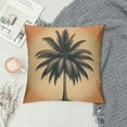 thumbnail image 2 of COMIO Palm Tree Throw Pillow Case Hawaiian Tropical Palms Leaf Vintage Green Yellow Decorative Square Cushion Covers Pillowcase Couch Sofa Men/Women, 2 of 5