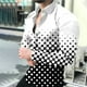thumbnail image 2 of Camisa informal de manga larga para hombre, de primavera 2024, con estampado digital 3D de lunares y solapa de un solo pecho, camisa de fiesta 5XL, 14 colores, 2 of 4