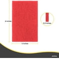 thumbnail image 2 of Scouring Pad Non-Scratching Scrubber Non-Scratch Cleaning Scrub Pads Heavy Duty Scouring Pad Reusable Kitchen Scrubbing Pad Pack of 33 Red, by Superio, 2 of 4