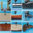thumbnail image 2 of Juego de 3 Piezas de Accesorios para Herramientas Rotativas con 20 Fresas de Carburo de 1/8 de Pulgada, Compatibles con Madera, Piedra y Acero., 2 of 9