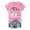 Pink, variant on HCYSFG Womens Halloween T Shirts Crewneck Short Sleeve Mean Ghouls Ghost Letter Graphic Relaxed Fit Holiday Tees Fall Tops