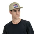 thumbnail image 4 of Yiaed Trump is our president 2024 Print Classic Hat Cap Hip Hop Style Flat Bill Adjustable Size, 4 of 6
