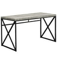 thumbnail image 3 of Monarch Specialties Computer Desk, Home Office, Laptop, Work, Metal, Laminate, Grey, Black, Contemporary, Modern, 3 of 4