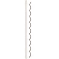thumbnail image 3 of Ekena Millwork 47"H x 1"T Pandora PVC Adjustable Decorative Slat Wall Panel Kit, Unfinished (contains 16 Slats + 1 Straight Edge Starter Slat), 3 of 15