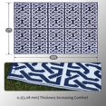 thumbnail image 2 of Alfombra para piso SAND MINE reversible de paja plástica azul oscuro, 2 of 9