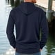thumbnail image 4 of pstuiky camisas de hombre de manga larga, Sudadera con capucha y bolsillo de manga larga holgada informal de colores sólidos para hombre tops de invierno para hombre s, 4 of 4