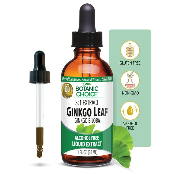 Botanic Choice Ginkgo Leaf Liquid Extract , 1 oz