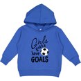 thumbnail image 2 of Inktastic Girls Gotta Have Goals Soccer Toddler Hoodie, 2 of 4