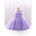 thumbnail image 3 of Bagilaanoe Toddler Baby Girl Party Dress Ruffle Sleeveless A-line Princess Dresses 1T 2T 3T 4T 5T 6T Kid Tulle Skirt, 3 of 9