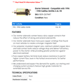 thumbnail image 2 of Starter Solenoid - Compatible with 1996 - 1998 Cadillac DeVille 4.6L V8 1997, 2 of 2