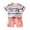 F227-Pink, variant on UAYOTSE Toddler Baby Boys Girls Fashion Sleepwear Set Short Sleeve Tee & Elastic Shorts Soft Stretchable Pajamas Loungewear Dailywear,Sizes 7-8 Years