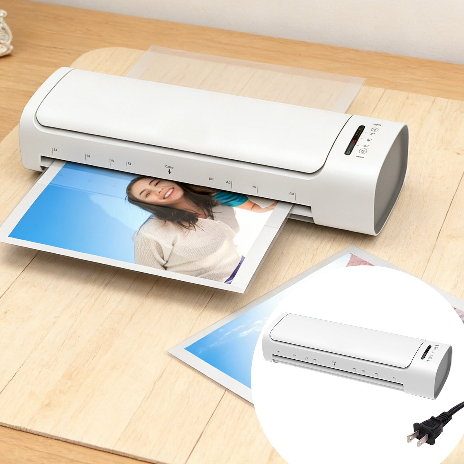Laminating Machine For Cards Photos With Adjustable Temperature And Speed Settings