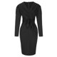 thumbnail image 5 of Vestidos Para Mujer Vestidos de Otoño Trendy Erogenous Solid Zipper Manga Larga Con Cuello en V Vestido Regular Odeerbi ODB131311, 5 of 9