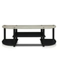 thumbnail image 2 of Furinno Turn-S-Tube Wide TV Entertainment Center, Oak Gray/Black, Wood, 47 in, 2 of 6