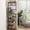 Brown, variant on 5 Tier Coffee Bar Station with Drawer, Kitchen Stand with 4 S-Shaped Hooks, Farmhouse Corner Coffee Bar Cabinet for Small Spaces, Bakers Rack for Kitchen, Living Room, 13.43" D x 18.93" W x 53.31" H